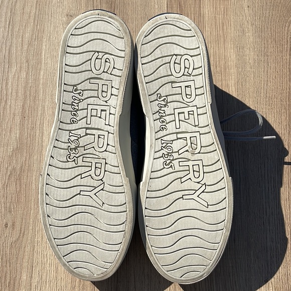 Rare Sperry Pier Crest Topsider Mid Lace Up Boat Shoe with Memory Foam - Picture 10 of 11